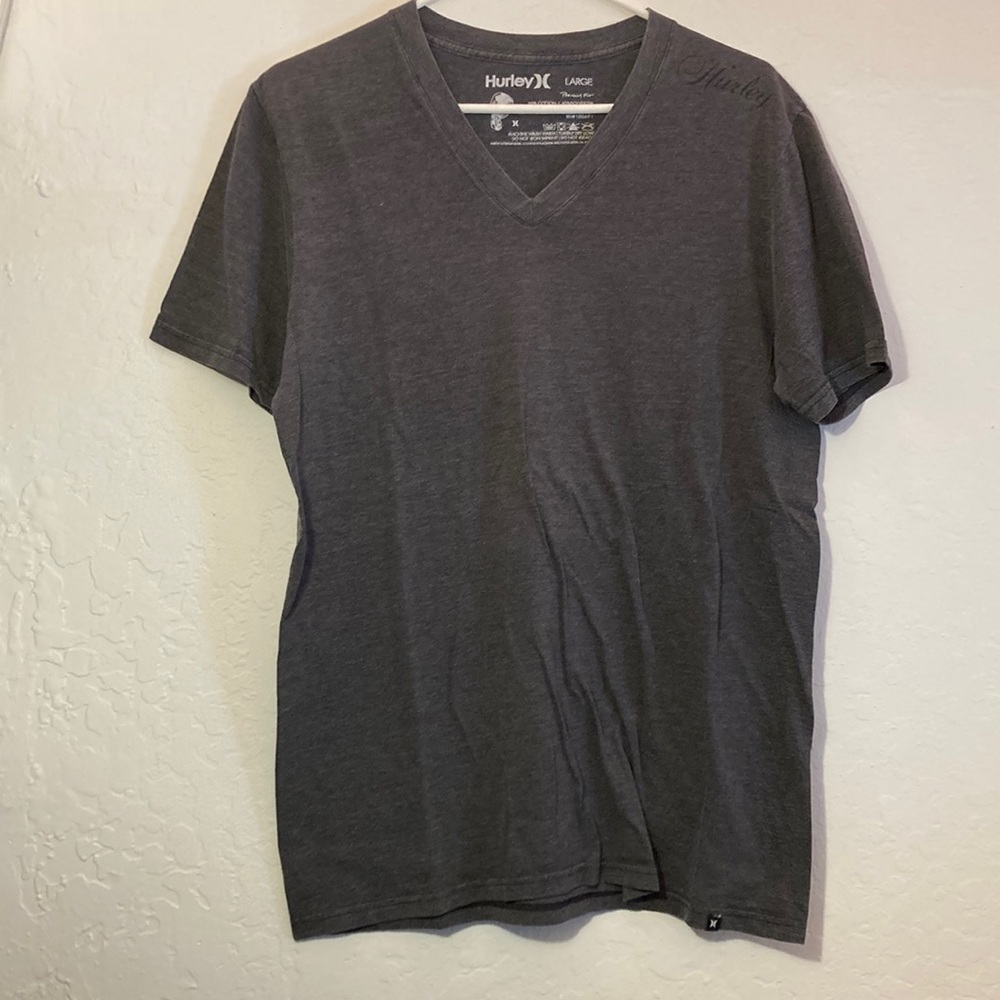 Grey V Neck Hurley